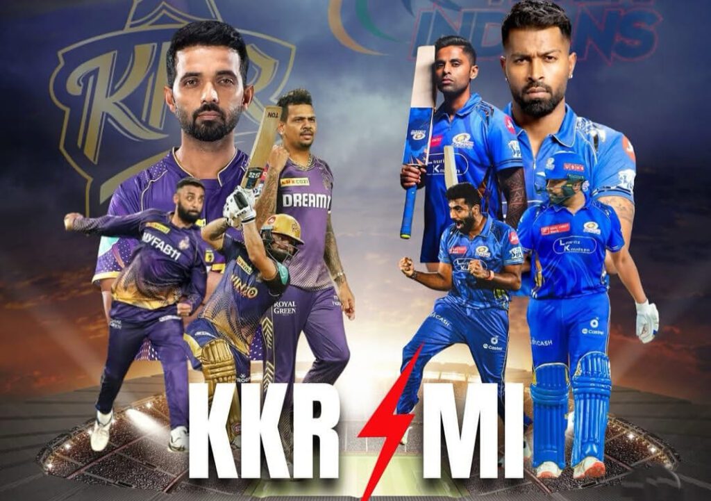MI vs KKR Match Live Score